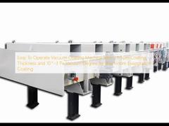 Простая в эксплуатации вакуумная напылительная установка с толщиной покрытия 0,1-5 мкм и вакуумом 10^-3 Па для испарительного нанесения алюминия